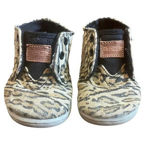 Tom's Brown Ocelot High Top Sneakers